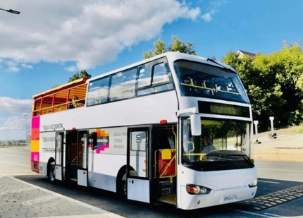 Двухэтажный экскурсионный автобус Terra Bashkiria – первый и единственный в республике. 