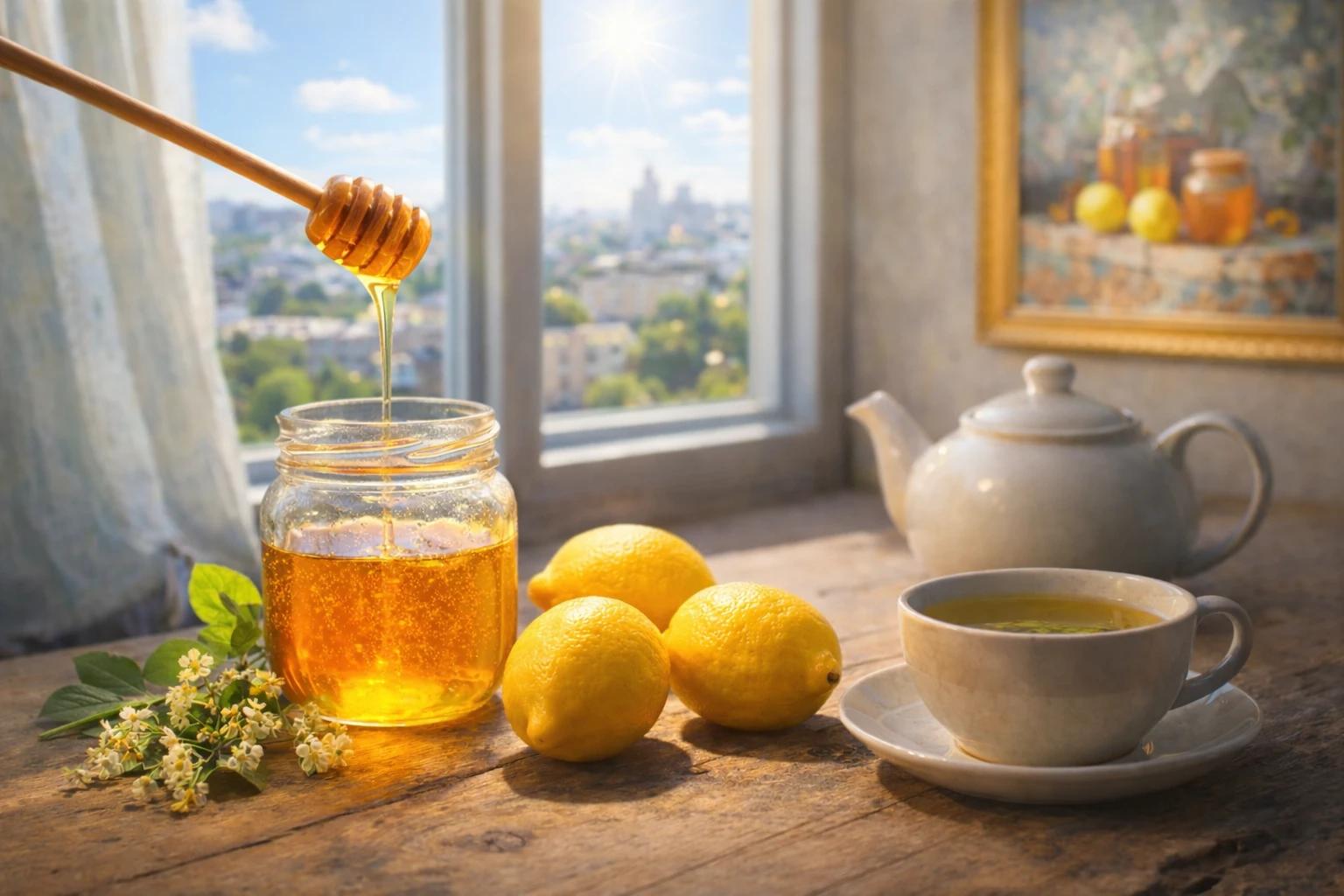 Башкирский мед и лимоны